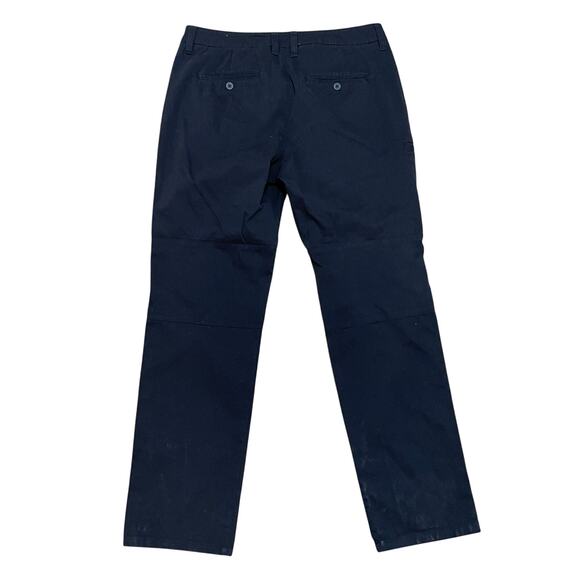 BYLT Black Classic Chino Pants Straight Leg Stretch Flat Front Everyday Men's M - Picture 6 of 6